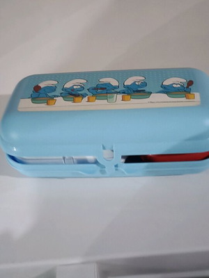 Tupperware Smurfs set 3 pcs new