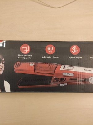Kemei Ceramic Hair Straightener used