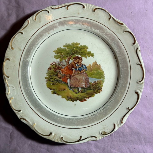 Collectible plate from 1960 used