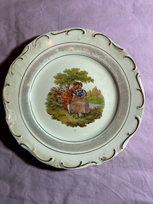 Collectible plate from 1960 used