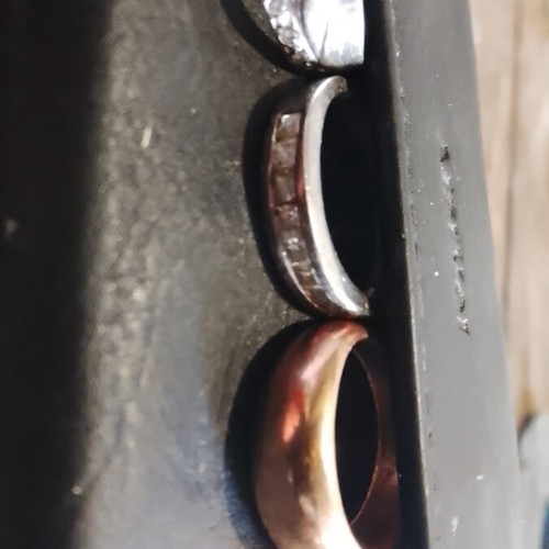 Silver rings like new