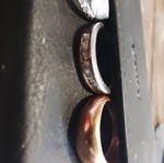 Silver rings like new