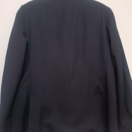 Massimo Dutti men's black jacket with subtle stripe