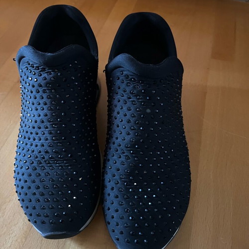 Ash women's sneakers like new, black with stones