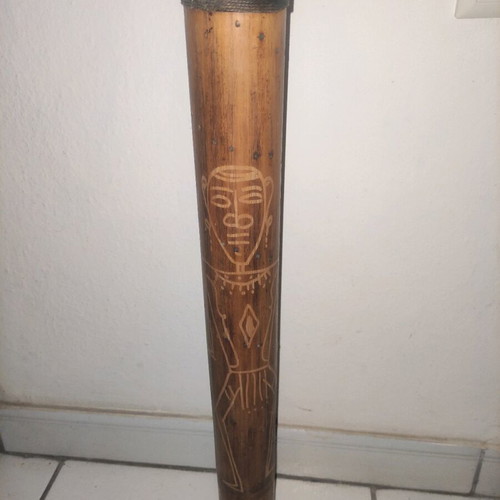 Rainstick bamboo rain stick like new