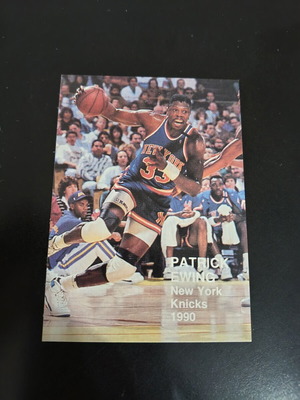 1990 NBA Superstars Card Patrick Ewing like new