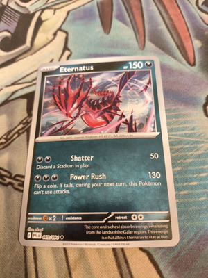 Eternatus 069/094 Reverse Holo Pokemon Card like new