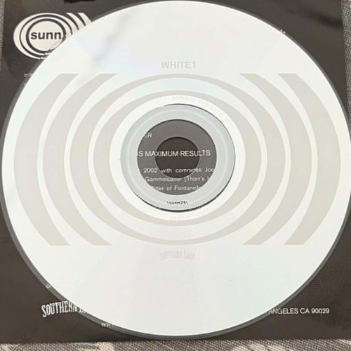 Sunn O))) White1 Promo CD used, metal