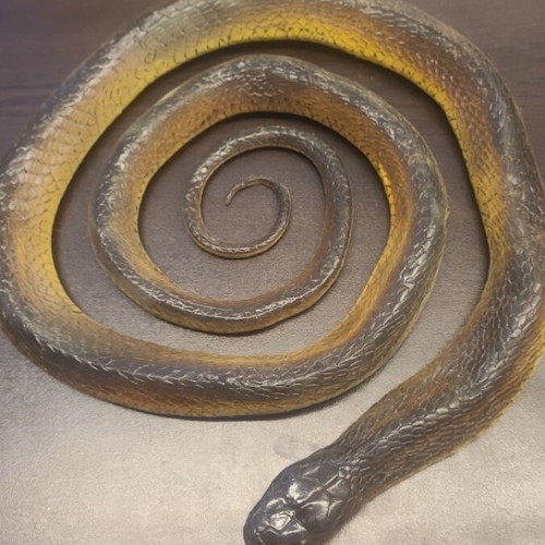Rubber snake like real used, length about 1.5 meters
