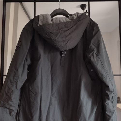 Napapijri Rainforest jacket new, fur lined, waterproof, windproof, gray
