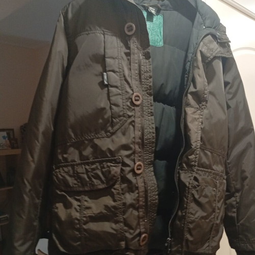 Zara jacket with hood used, brown, size 164 cm for boys 13-14 years