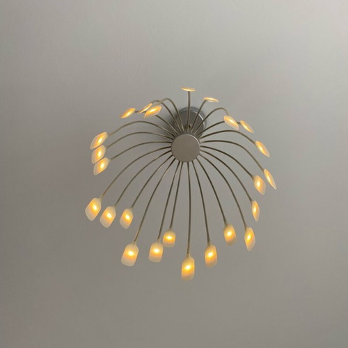 Glass ceiling lights used, pack of 3 for living room and bedroom
