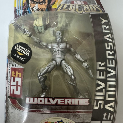 Marvel Legends Wolverine 25th Anniversary Silver Edition action figure new