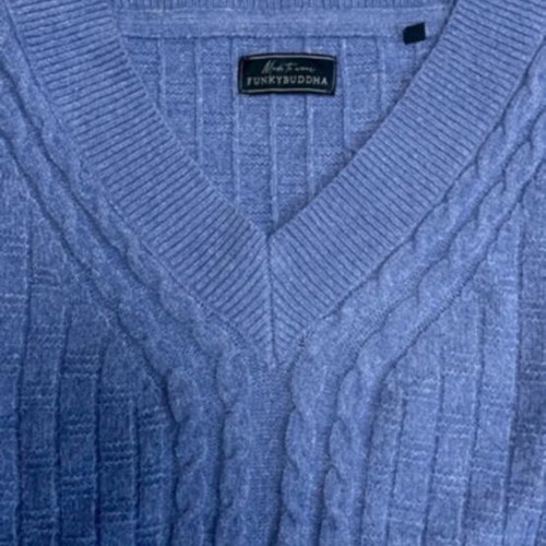 Funky Buddha sweater like new, black and purple, size XS