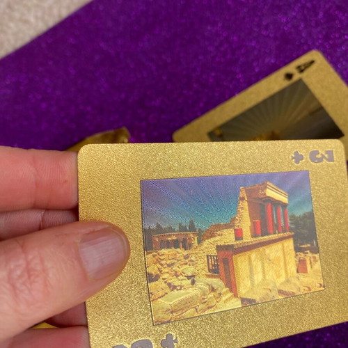 Golden Crete Playing Cards like new