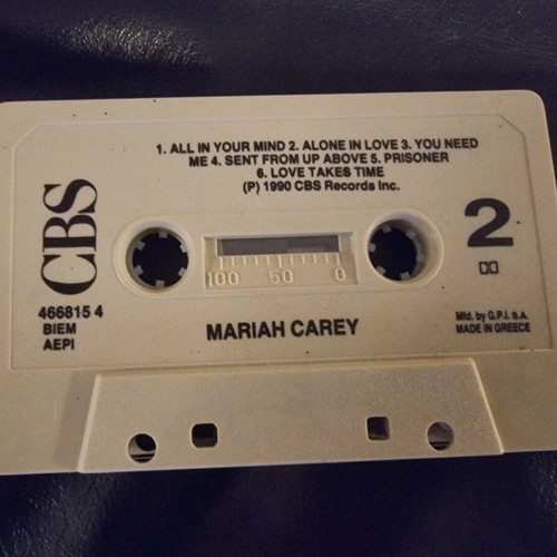 Mariah Carey S/T cassette used, pop