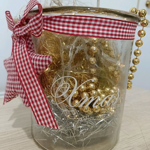 Christmas decorative vase with lights new