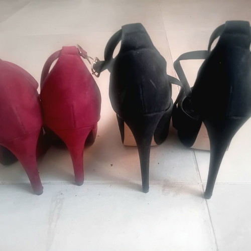 Sante suede pumps size 37 used, 1+1 gift set