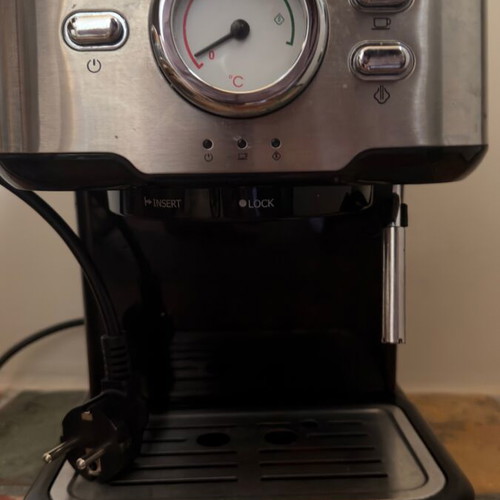 Espresso machine Mics used with milk frother nozzle