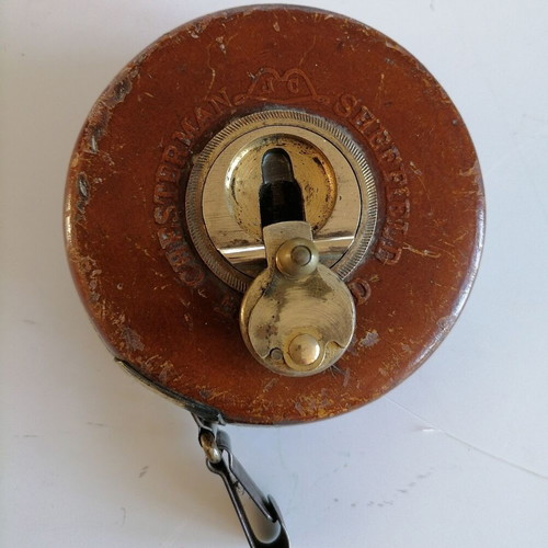 Sheffield Chesterman England 50 ft tape measure used