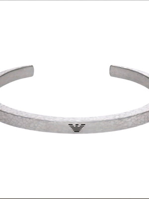 Emporio Armani bracelet men's stainless steel silver new