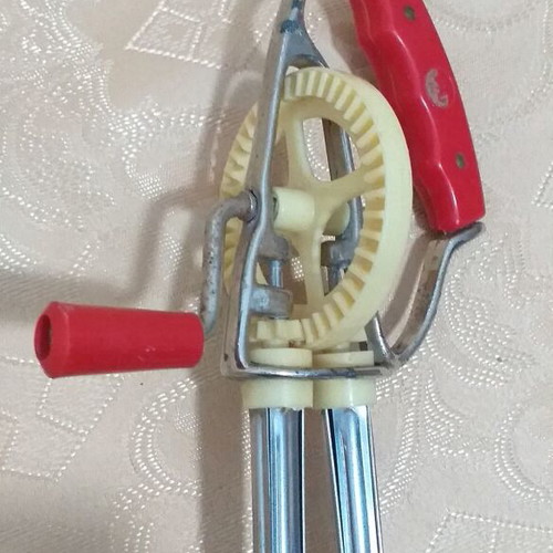 Hand mixer old used, 60s-70s, Made in Italy