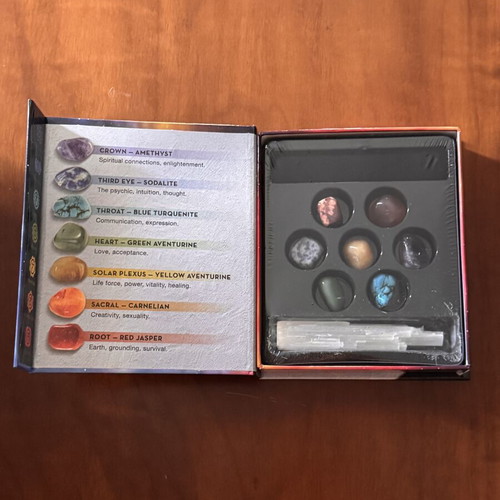 Chakra gemstone crystal collection set