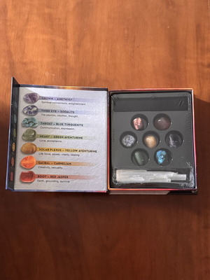 Chakra gemstone crystal collection set