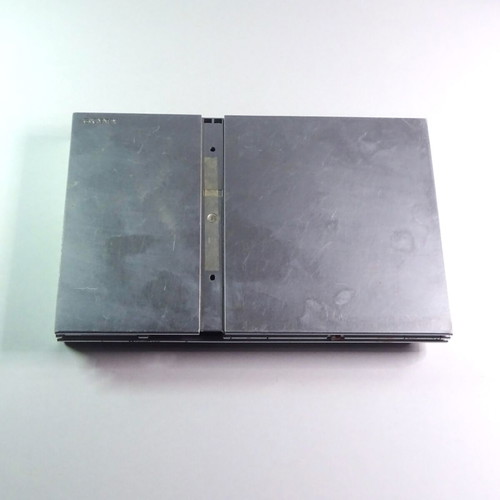 PlayStation 2 PS2 Slim silver console used for repair