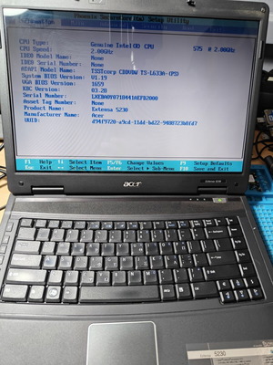 Acer Extensa 5230 laptop σαν καινούργιο, 15,4 ιντσών, Intel Celeron, 4GB RAM
