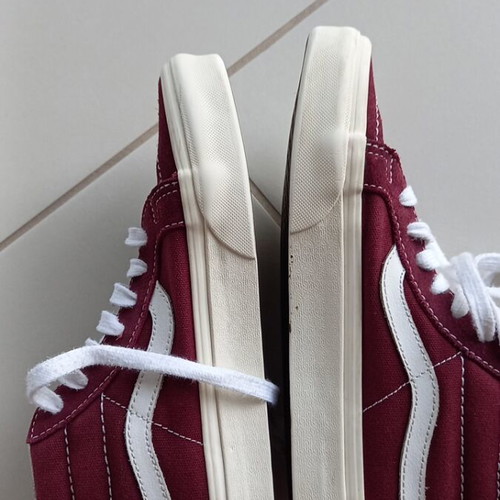 Vans Sk8-Mid Reissue sneakers like new, burgundy unisex
