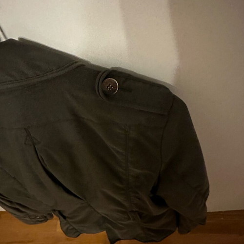Zara khaki jacket with belt like new