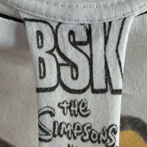 The Simpsons white long blouse used Bershka size S