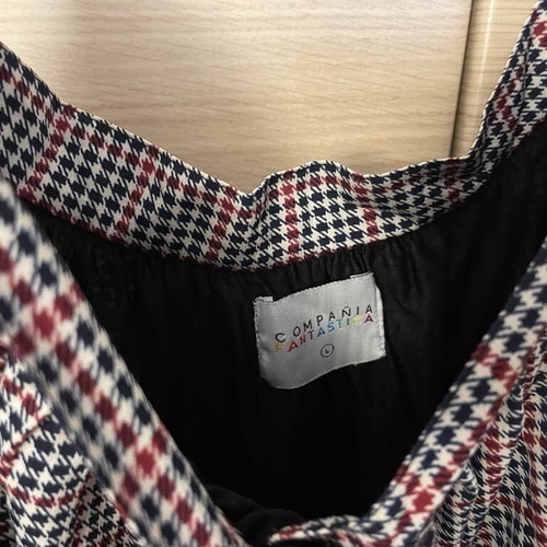Compania Fantastica checked skirt like new, size M