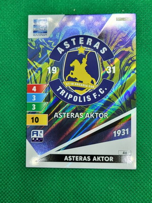 ASTERAS TRIPOLIS - ΣΗΜΑ (BADGE) -PANINI- GREEK SUPERLEAGUE 2024-25 ΚΑΡΤΑ -ΑΡΙΣΤΗ ΚΑΤΑΣΤΑΣΗ
