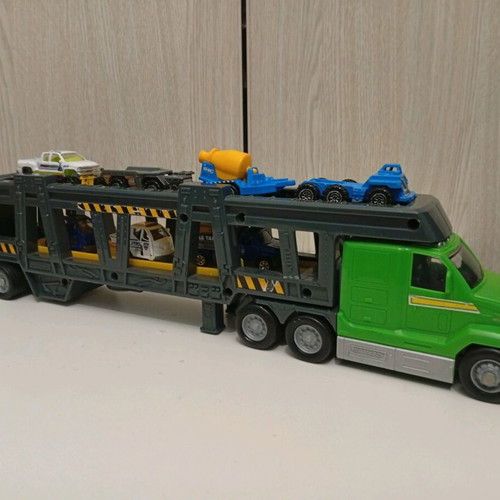 Matchbox Speedway Transport Truck μεταχειρισμένη νταλίκα με σετ οχημάτων