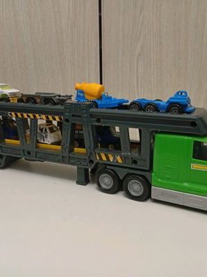 Matchbox Speedway Transport Truck μεταχειρισμένη νταλίκα με σετ οχημάτων