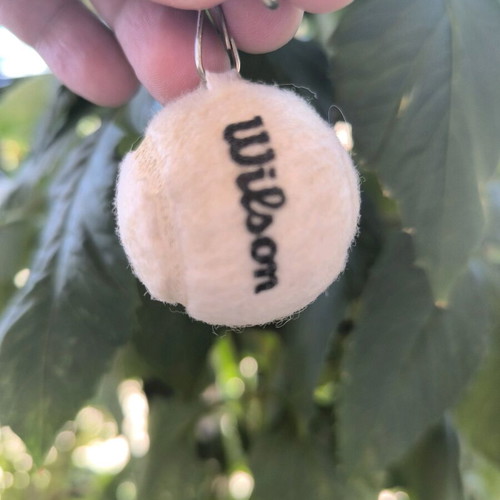 Tennis Ball Keychain with Australian Open logo like new