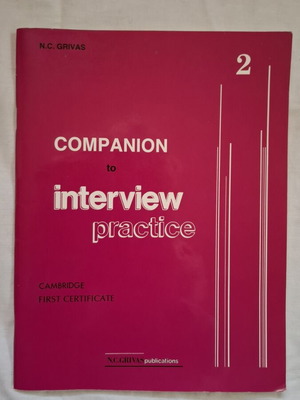Companion to Interview Practice 2 Cambridge FCE book used