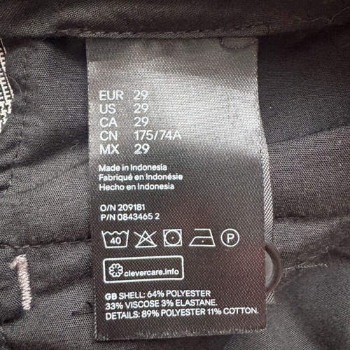 Men's checked suit pants H&M like new, black and grey