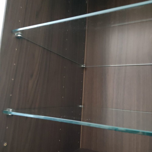 IKEA Besta glass shelves set of 2, like new