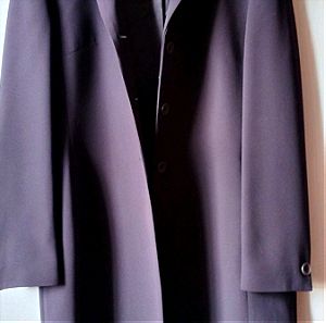 Έως 31/3!Μώβ παλτό-μαντό Varianti XL