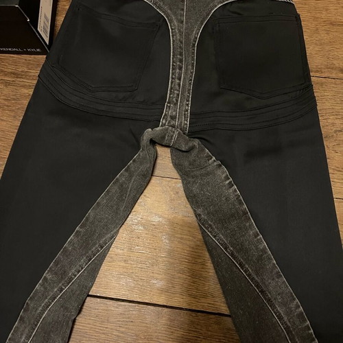 Elastic denim pants new, size XS