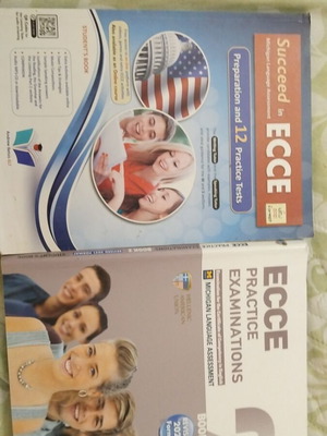 Practice Tests Michigan English books used, set of 2