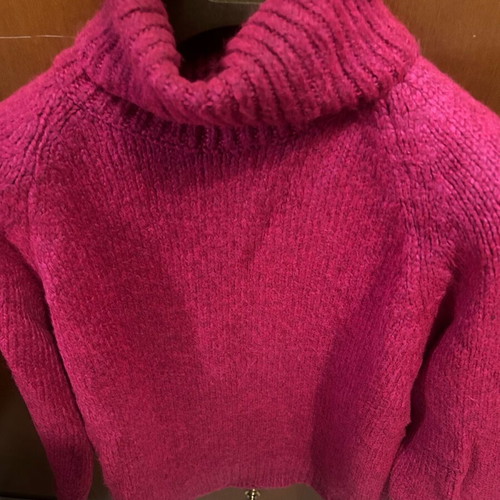 Turtleneck sweater like new, fuchsia, size S