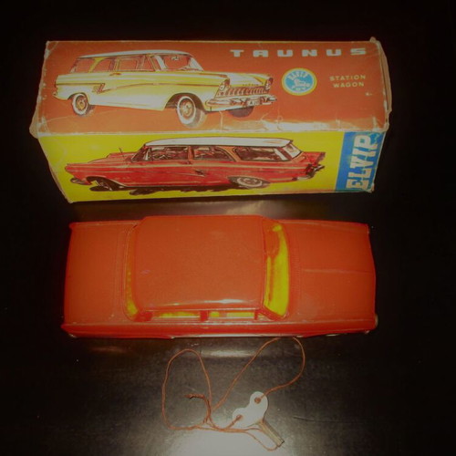 Opel Kadett wind-up toy used from Elvip 70s with box