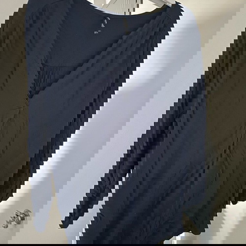 Πουκάμισο Stradivarius μπλε σκούρο, μέγεθος L, σαν καινούργιο