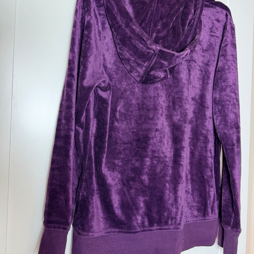 Velvet women's medium cardigan used, purple Esmara