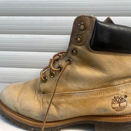 Timberland yellow boot size 42 US 8.5, used, replaced soles