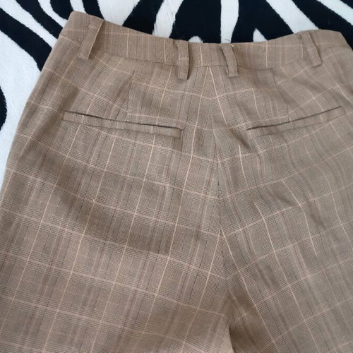 Sofie Schnoor checked office pants like new, beige